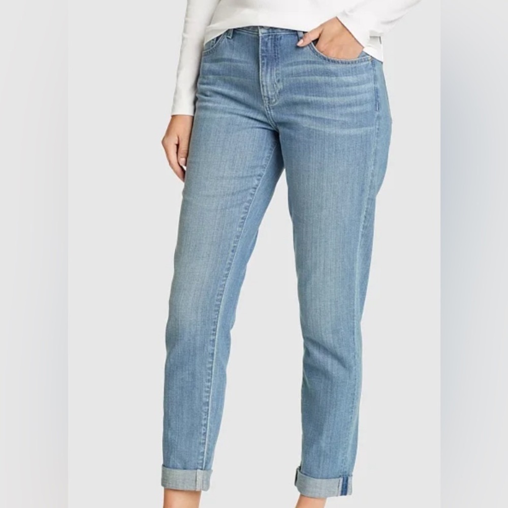 NWT Eddie Bauer Women's Boyfriend Jeans